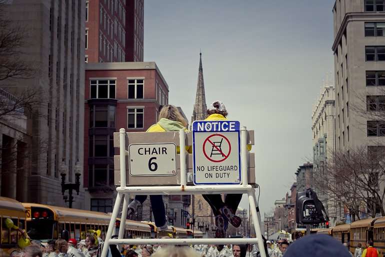 boston marathon race day