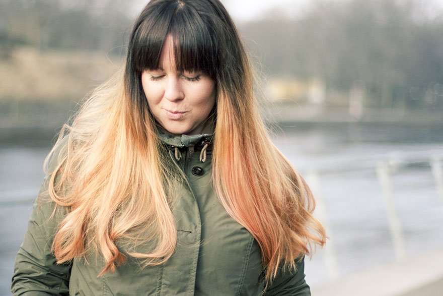 ombre dip dye