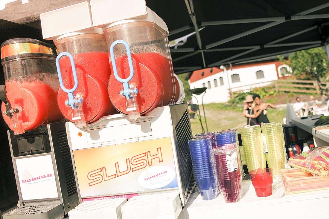 slushmaskin på fest