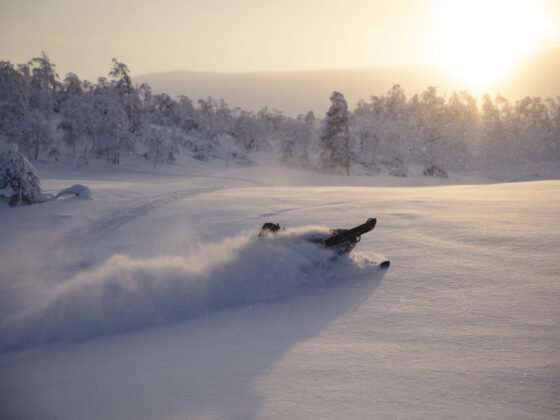 snöskoter borgafjäll