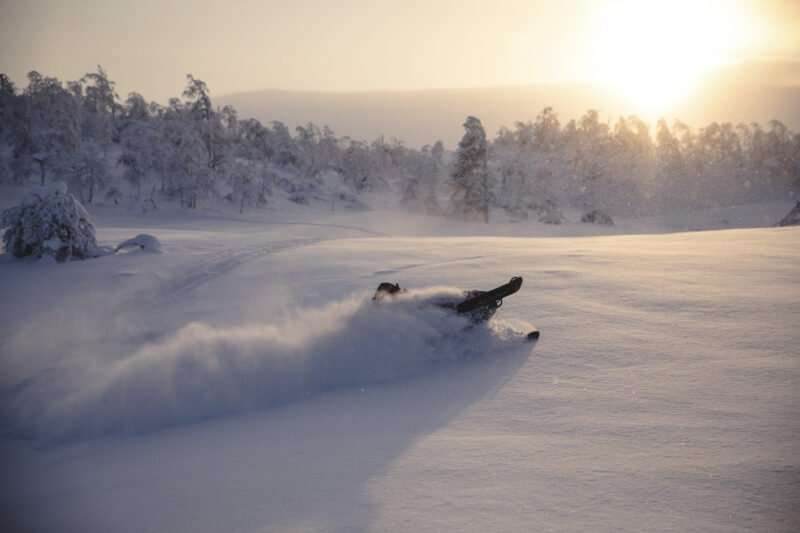 snöskoter borgafjäll